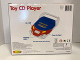 Classic Toy Portable CD Player Ages 3+ 4 Discs 150 Songs & Light Children's Tunes Flashing Lights Screen - 1Solardeals