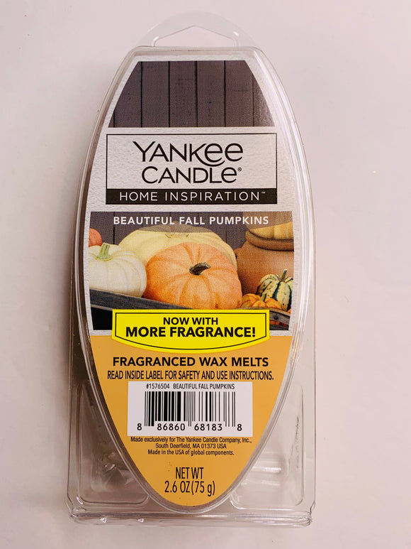 Yankee Candle Home Beautiful Fall Pumpkins Fragranced Wax Melts - 1Solardeals