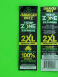 FREE GIFTS🎁IF U BUY Hemp Zone 2XL Jamaican Buzz 50 High Quality Wraps 25pks Organic Natural Herbal Premium - 1Solardeals