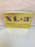 XL-3* Cold Medicine 11/19 Nasal Congestion Runny👃🤒Aches & Pains🤧 20Tabs - 1Solardeals