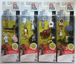 The Secret Life of Pets 4x4=16 Mini Figurines Exclusive Animal Max Mel Tiberius - 1Solardeals