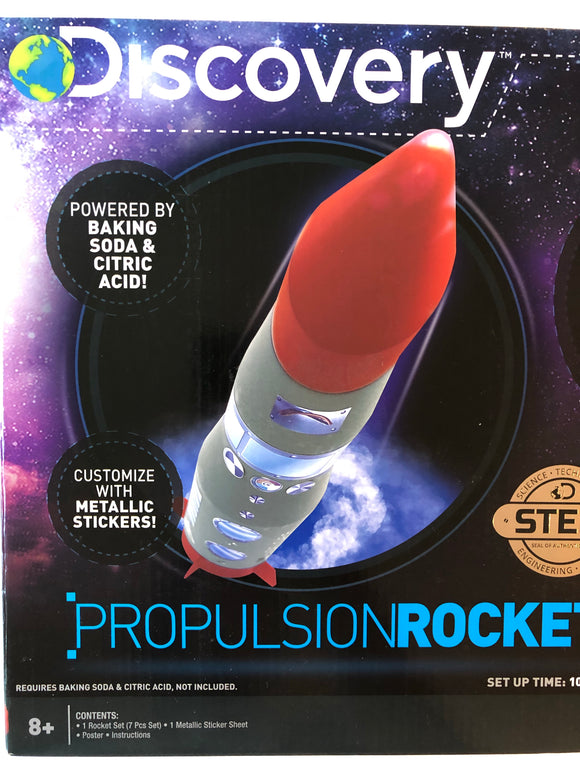 Discovery Propulsion Rocket STEM Powered By Baking Soda & Citric Acid Customize Stickers - 1Solardeals