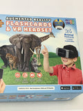 4D+ 26 Animal Zoo Augmented Virtual Reality Headset Stem VR+ Food Flashcards Multilingual - 1Solardeals