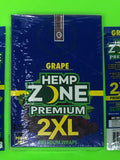 FREE GIFTS🎁IF U BUY Hemp Zone 2XL Grape🍇50 High Quality Wraps 25pks Organic Natural Herbal Premium - 1Solardeals