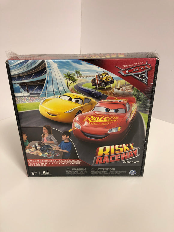 Disney Pixar Cars Risky Raceway Game Lightning McQueen Cruz Ramirez Jackson Storm - 1Solardeals