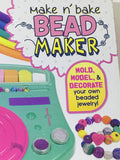 Just My Style Make N’ Bake Bead Maker Colorful Oven Bake Clay Fun Textures Jewelry - 1Solardeals