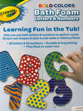 Crayola Bath Foam Letters & Numbers 26 Letters 10 Numbers Bold Colors - 1Solardeals