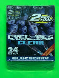 Free Gifts🎁IF U BUY Cyclones Clear Blueberry Pre Rolled Transparent Cone 24 in Box📦2 per Tube