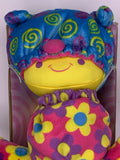 Jay@Play Flip Zee Pets Puppy’s Bonnet & Bundle Blue Hat Yellow Face Big Dog Soft Plush Toy - 1Solardeals
