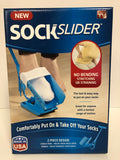 As Seen On TV Sockslider 2 Piece Design No Bending Stretching Straining Dress Casual Athletic Compression Socks - 1Solardeals