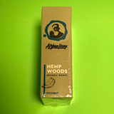 FREE GIFTS🎁Afghan Hemp Coconut🥥50 High Quality Organic Woods Wraps 25 pks No🚫Tobacco Full📦