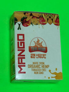 FREE GIFTS🎁True Hemp Mango🥭High Quality Organic Hemp 50 Wraps 25packs📦