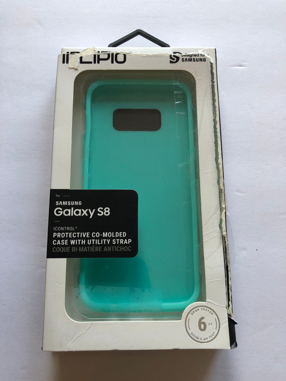 Incipio Samsung S8 Teal Protective Co-Molded Case With Utility Strap Drop Tested 6ft - 1Solardeals