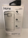 iHome Sheer Samsung Galaxy S6 Full Access Ergonomic Grip Protection from dings,bumps,scratches - 1Solardeals