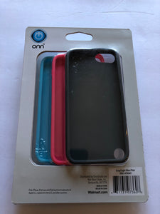 Onn 3 Pack Silicone Cases For IPod Touch 5 & 6 Black Pink Blue - 1Solardeals