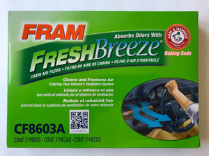 Arm & Hammer Fram Fresh Breeze CF8603A Cleans & Freshens Cabin Air Filter - 1Solardeals