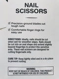 Walgreens Nail Scissors Precision Ground Blades Finger Rings For Easy Use - 1Solardeals