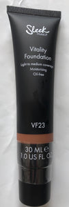 Sleek Makeup VF23 Vitality Foundation Light To Medium Coverage Moisturising Oil Free - 1Solardeals