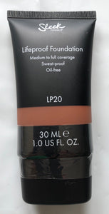 Sleek Makeup Lifeproof Foundation LP20 Medium To Full Coverage Sweat Proof Oil Free - 1Solardeals