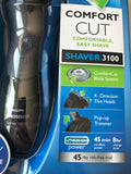 Philips Norelco Comfort Cut Comfortable Easy Shave Fully Washable Shaver 3100 Blade System Model S3310 4-Direction Flex Head - 1Solardeals