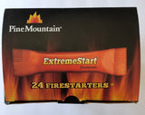 Pine Mountain Extreme Start Firestarter Lights Charcoal & Wool Fast 24 Paper Wrapped Starts Grilling Outdoor Indoor - 1Solardeals