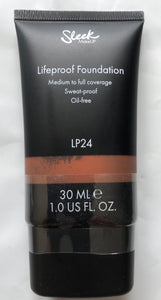 Sleek Makeup Lifeproof Foundation LP24 Medium To Full Coverage Sweat Proof Oil Free - 1Solardeals